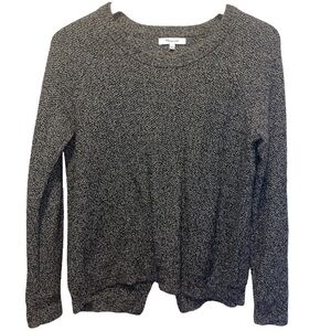 Madewell gray and black sweater small